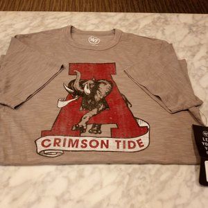 47' Brand Alabama Crimson  Tide T-shirt New
